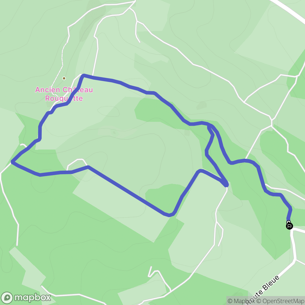 Narbonne : carte du parcours de randonnée - France