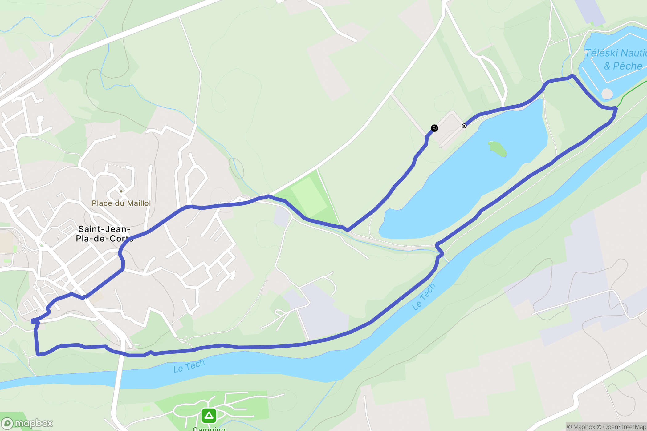 Saint-Jean-Pla-de-Corts: routekaart voor buitenactiviteiten - France