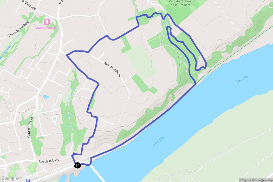 Mauves-sur-Loire: routekaart voor buitenactiviteiten - France