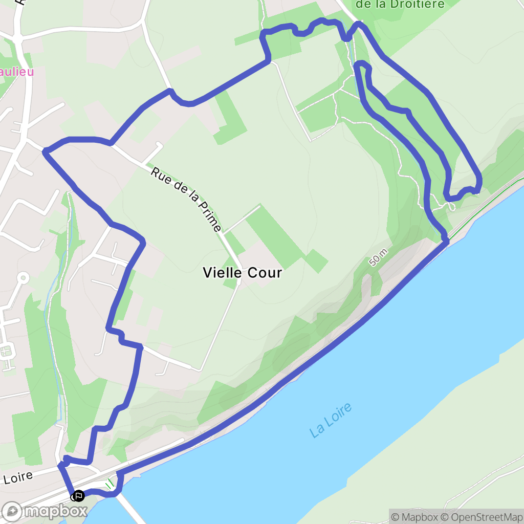 Mauves-sur-Loire: routekaart voor buitenactiviteiten - France