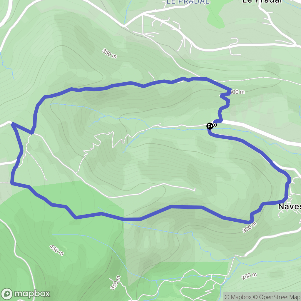 Les Vans: routekaart voor buitenactiviteiten - France