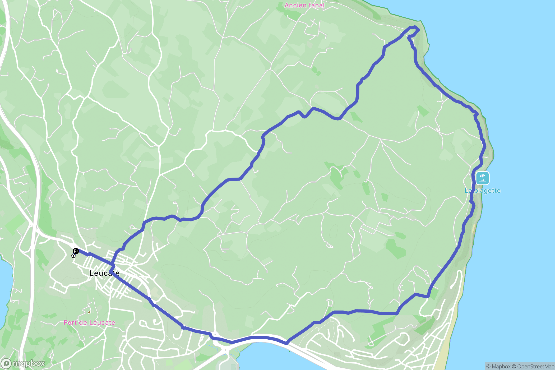 Leucate: routekaart voor buitenactiviteiten - France