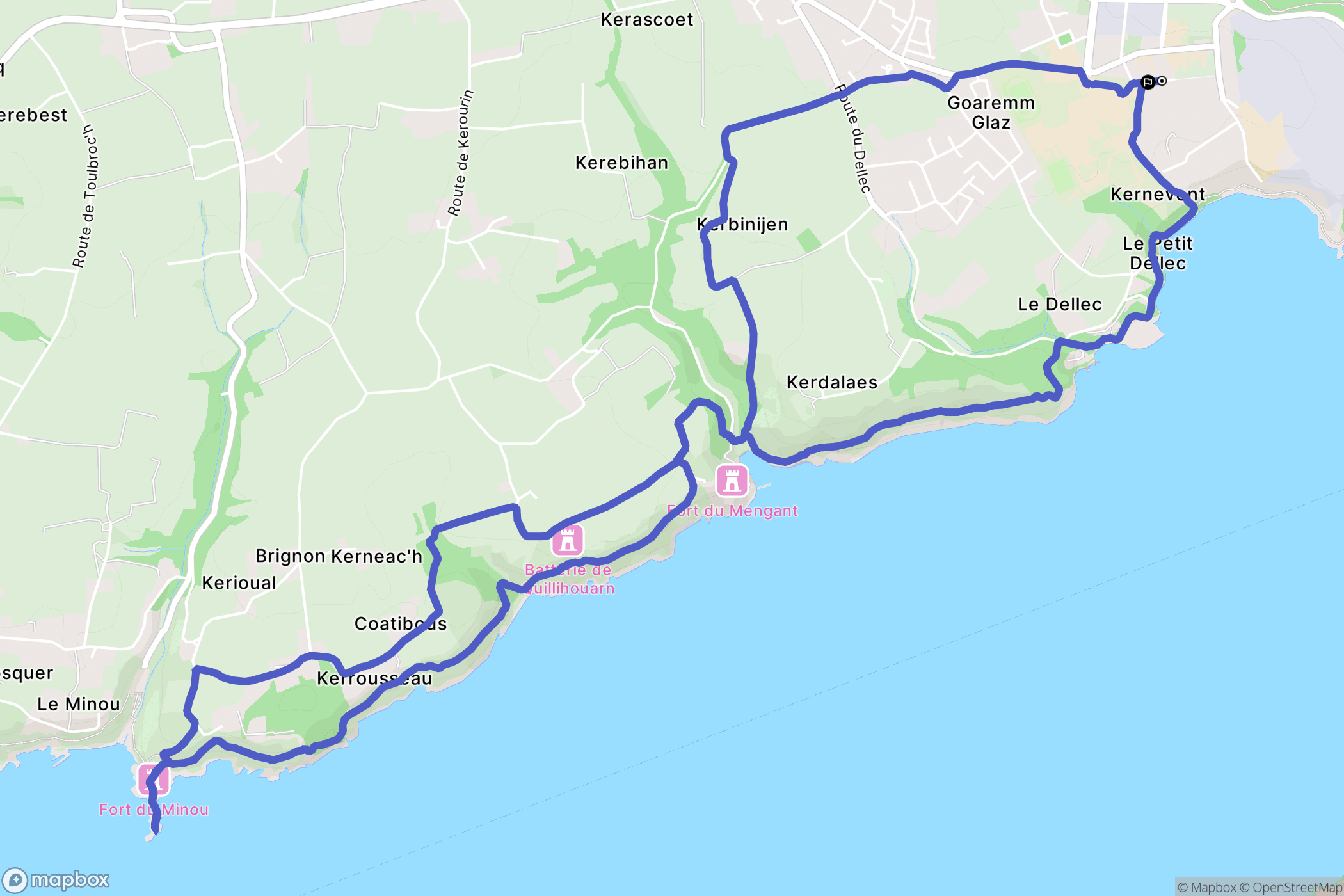 Plouzané: routekaart voor buitenactiviteiten - France