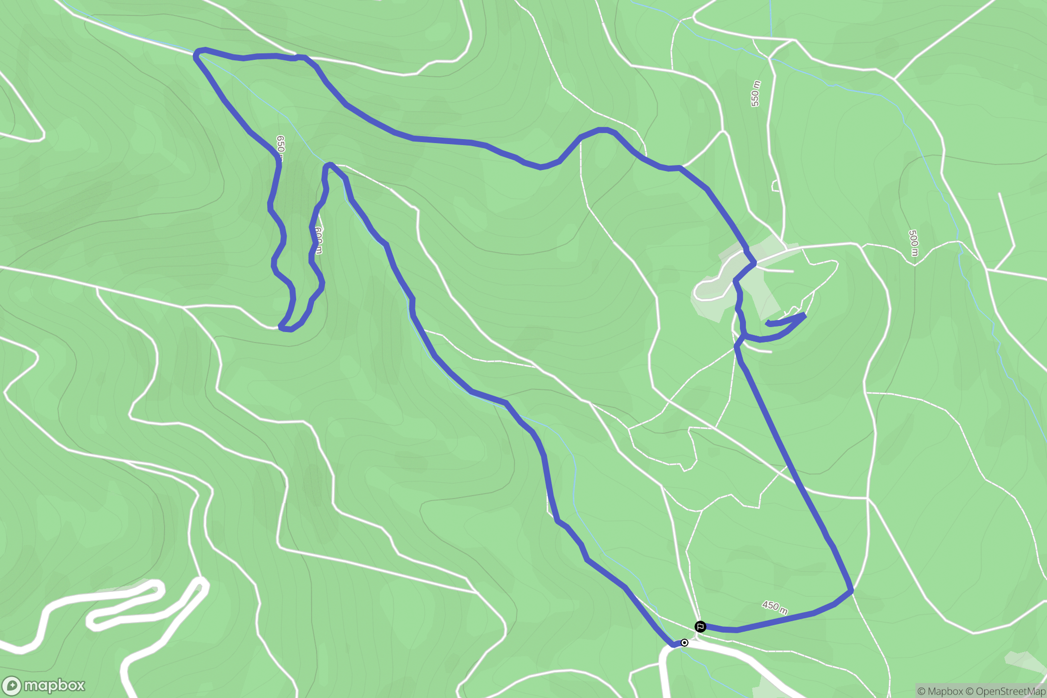 Wattwiller : carte du parcours de randonnée - France