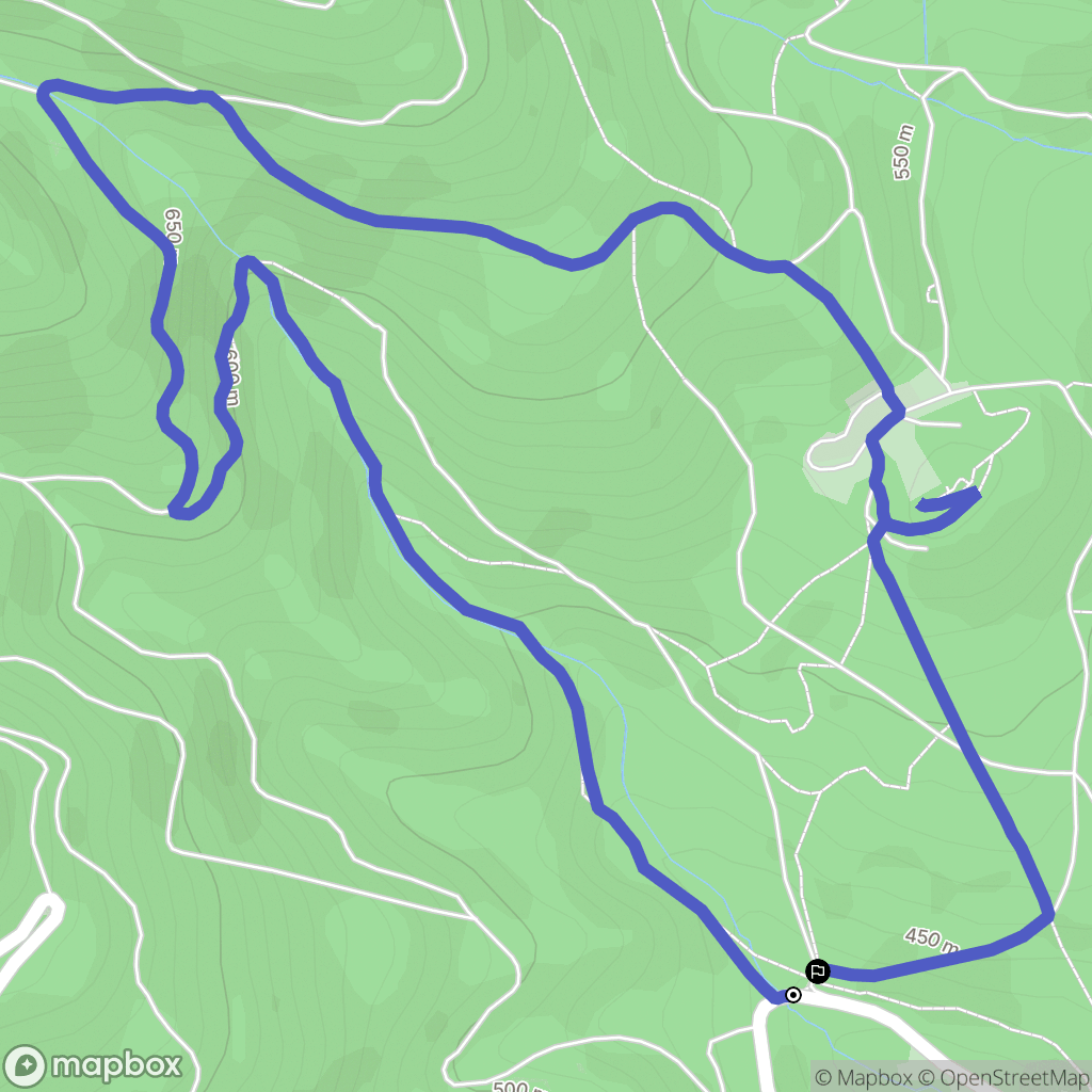 Wattwiller : carte du parcours de randonnée - France