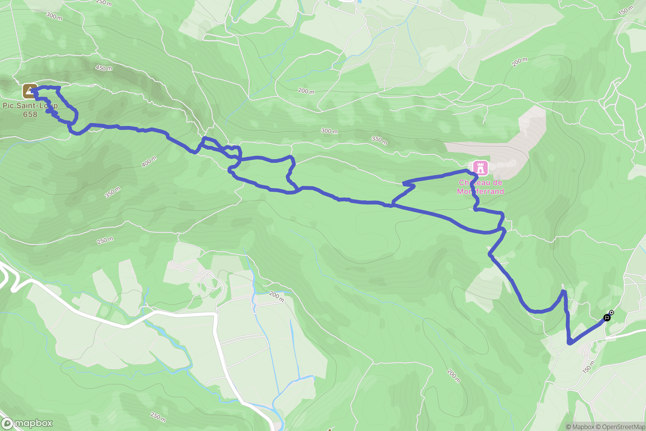 Saint-Mathieu-de-Tréviers: routekaart voor buitenactiviteiten - France