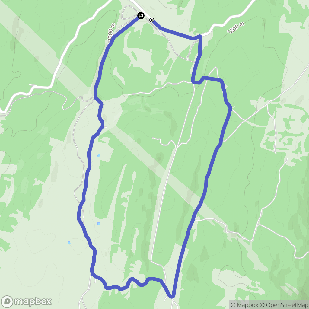 Valserhône : carte du parcours de randonnée - France