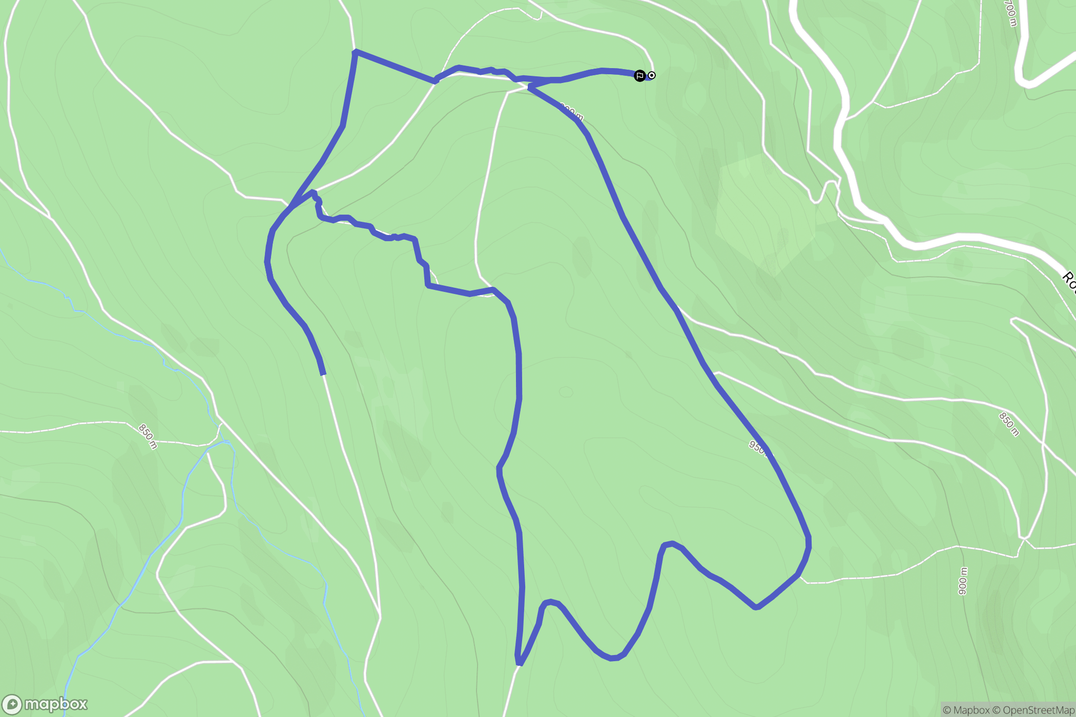 Saint-Bonnet-des-Quarts : carte du parcours de randonnée - France