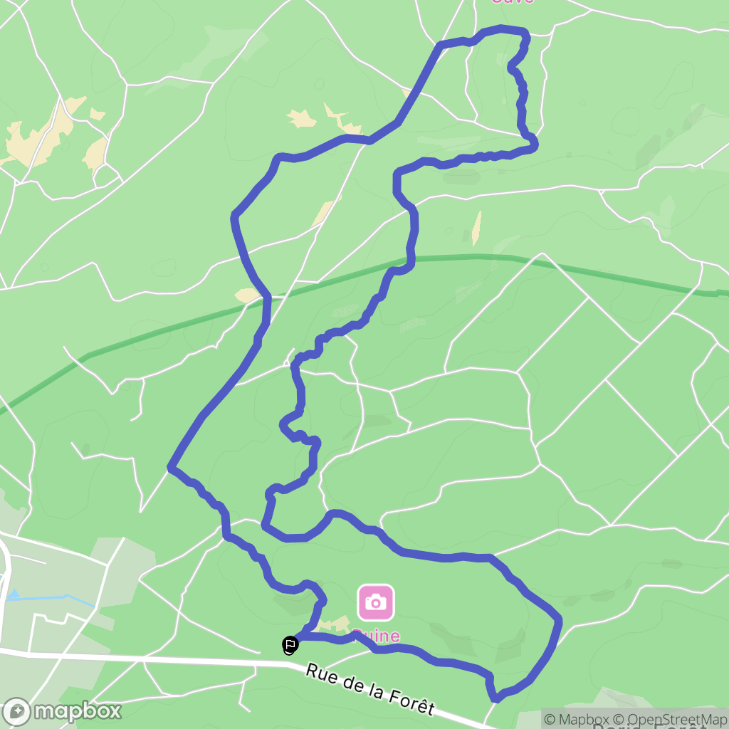 Le Vaudoué: routekaart voor buitenactiviteiten - France