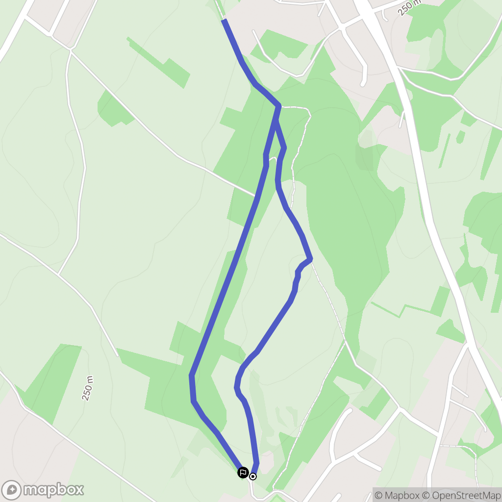 Monnières : carte du parcours de randonnée - France