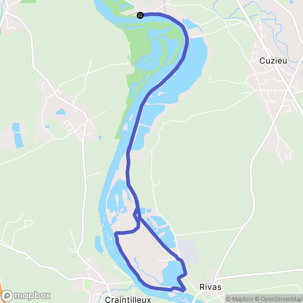 Montrond-les-Bains : carte du parcours de randonnée - France
