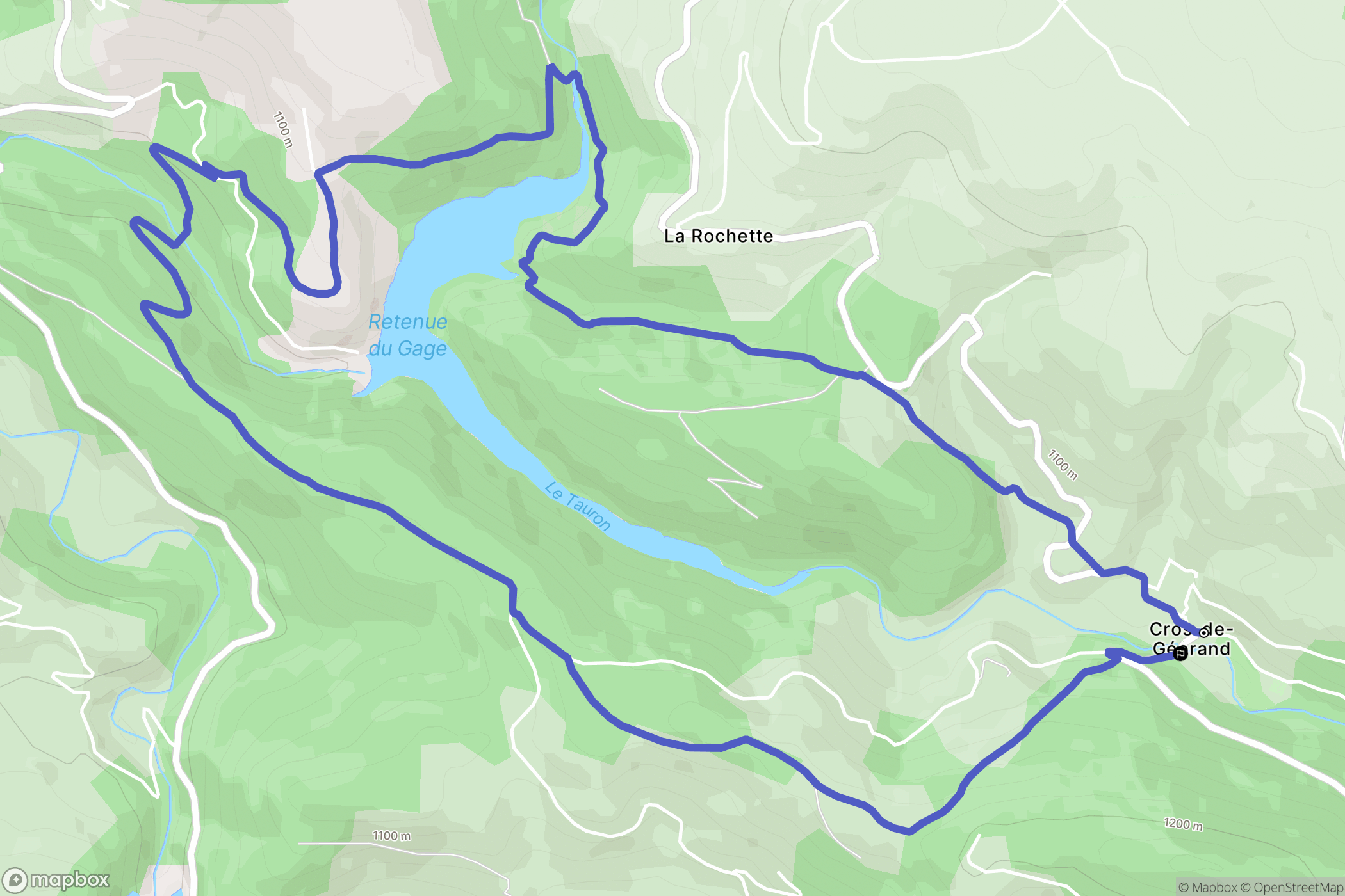 Cros-de-Géorand: routekaart voor buitenactiviteiten - France