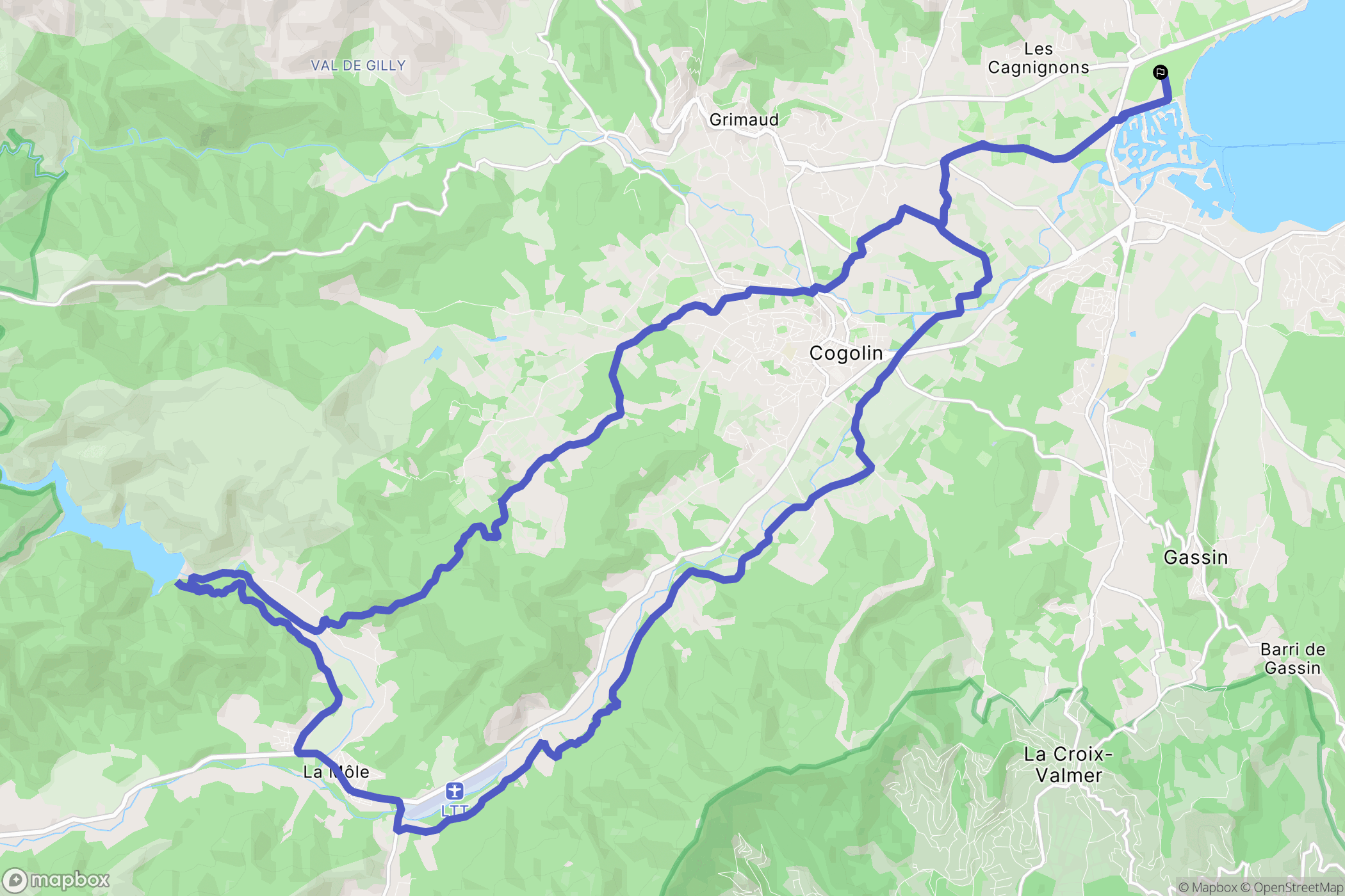Grimaud: routekaart voor buitenactiviteiten - France