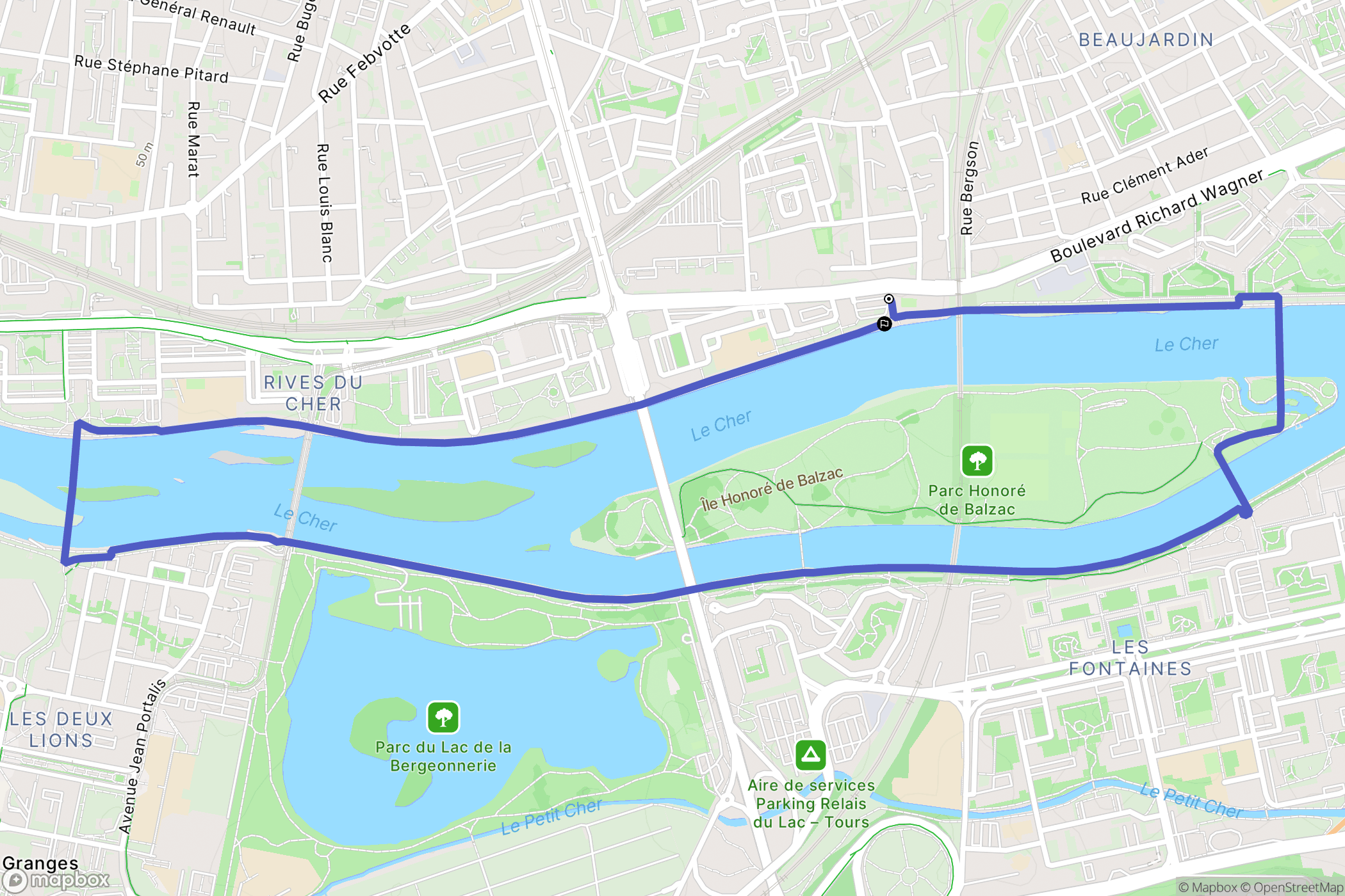 Tours: routekaart voor buitenactiviteiten - France