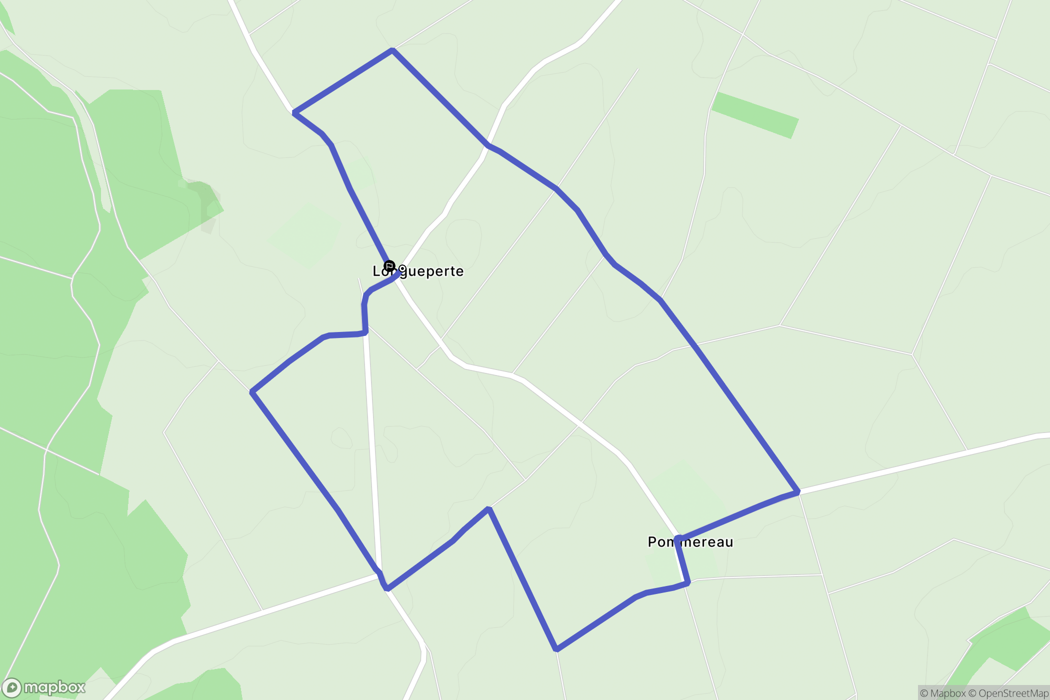 Saint-Hilaire-sous-Romilly : carte du parcours de randonnée - France