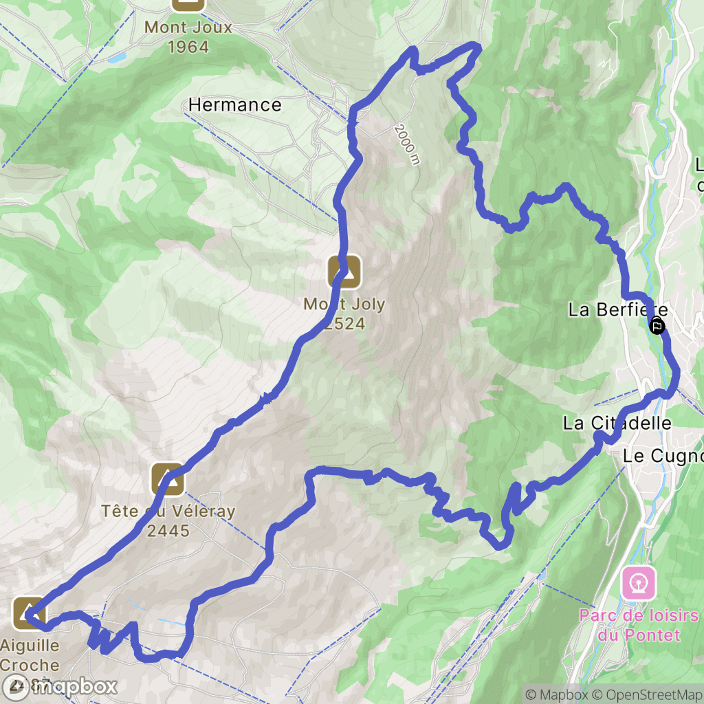 Les Contamines-Montjoie: routekaart voor buitenactiviteiten - France