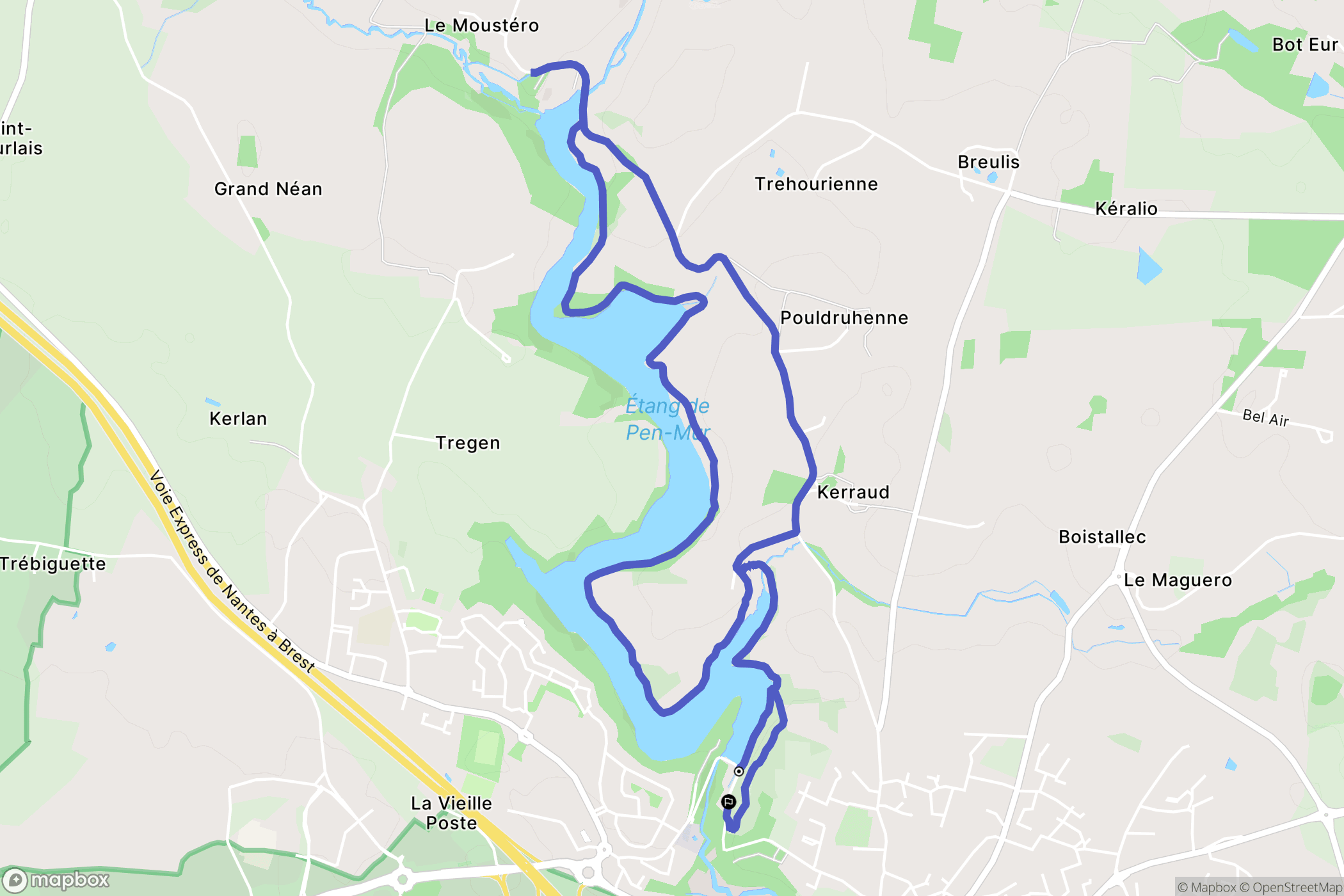 Muzillac: routekaart voor buitenactiviteiten - France