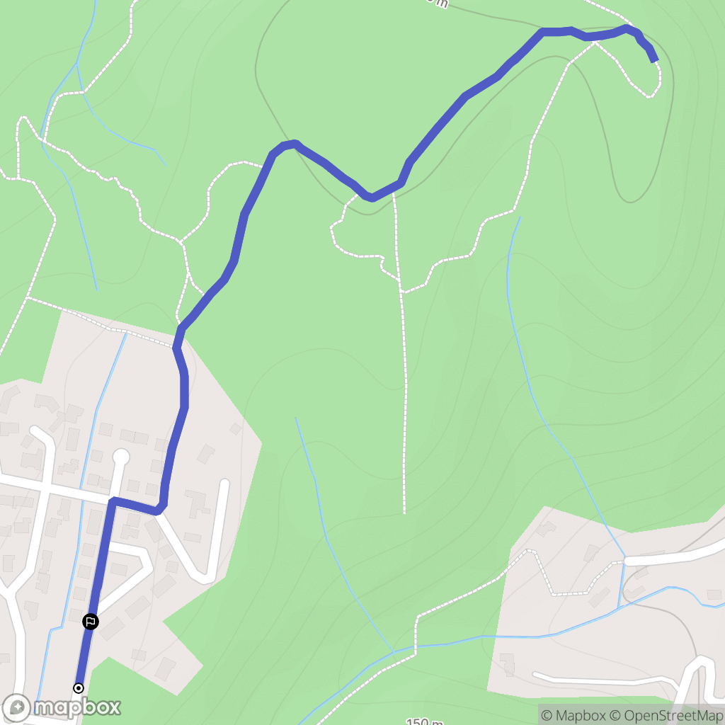 Le Teil : carte du parcours de randonnée - France