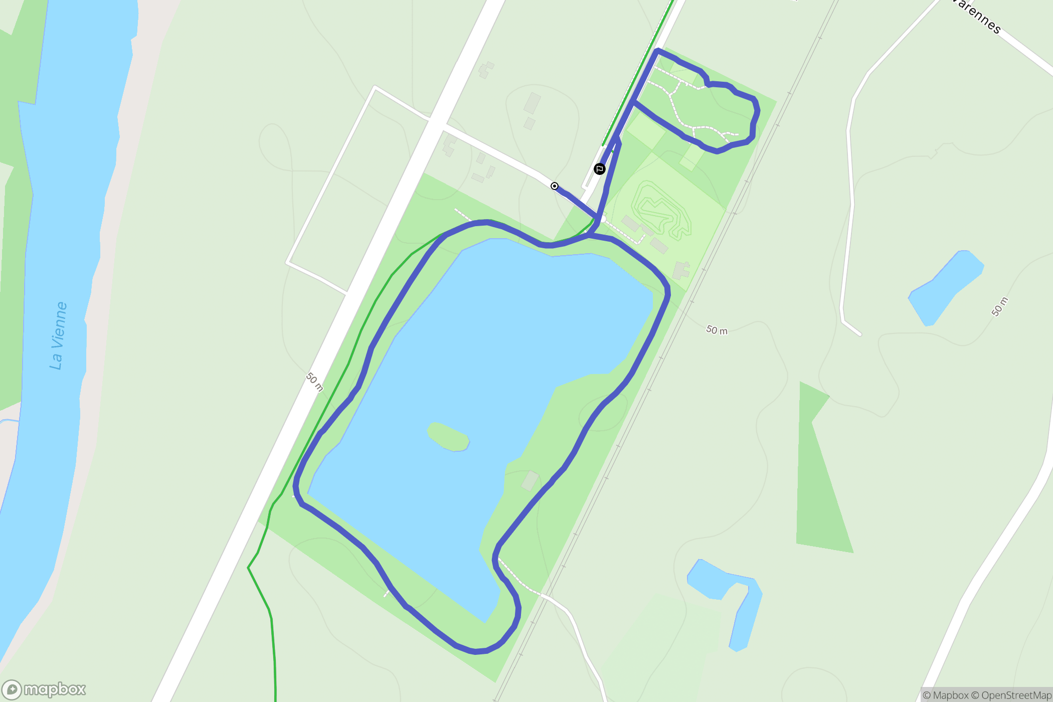 Ingrandes: routekaart voor buitenactiviteiten - France