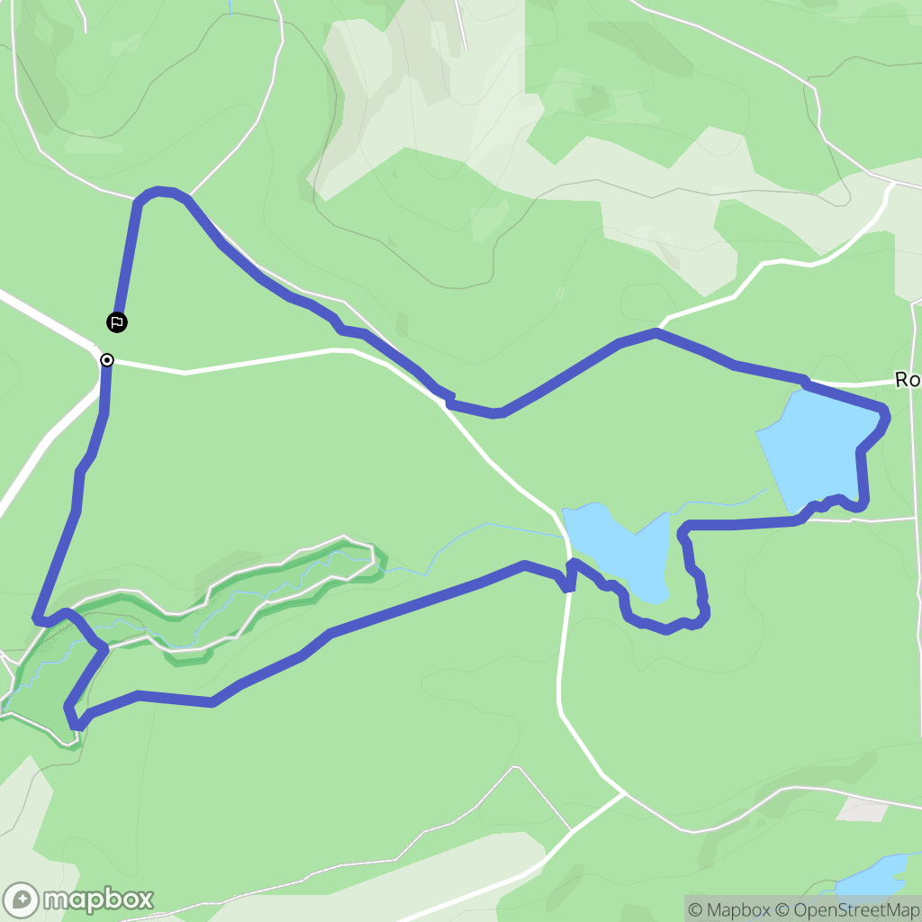 Saint-Pierre-de-Bressieux : carte du parcours de randonnée - France