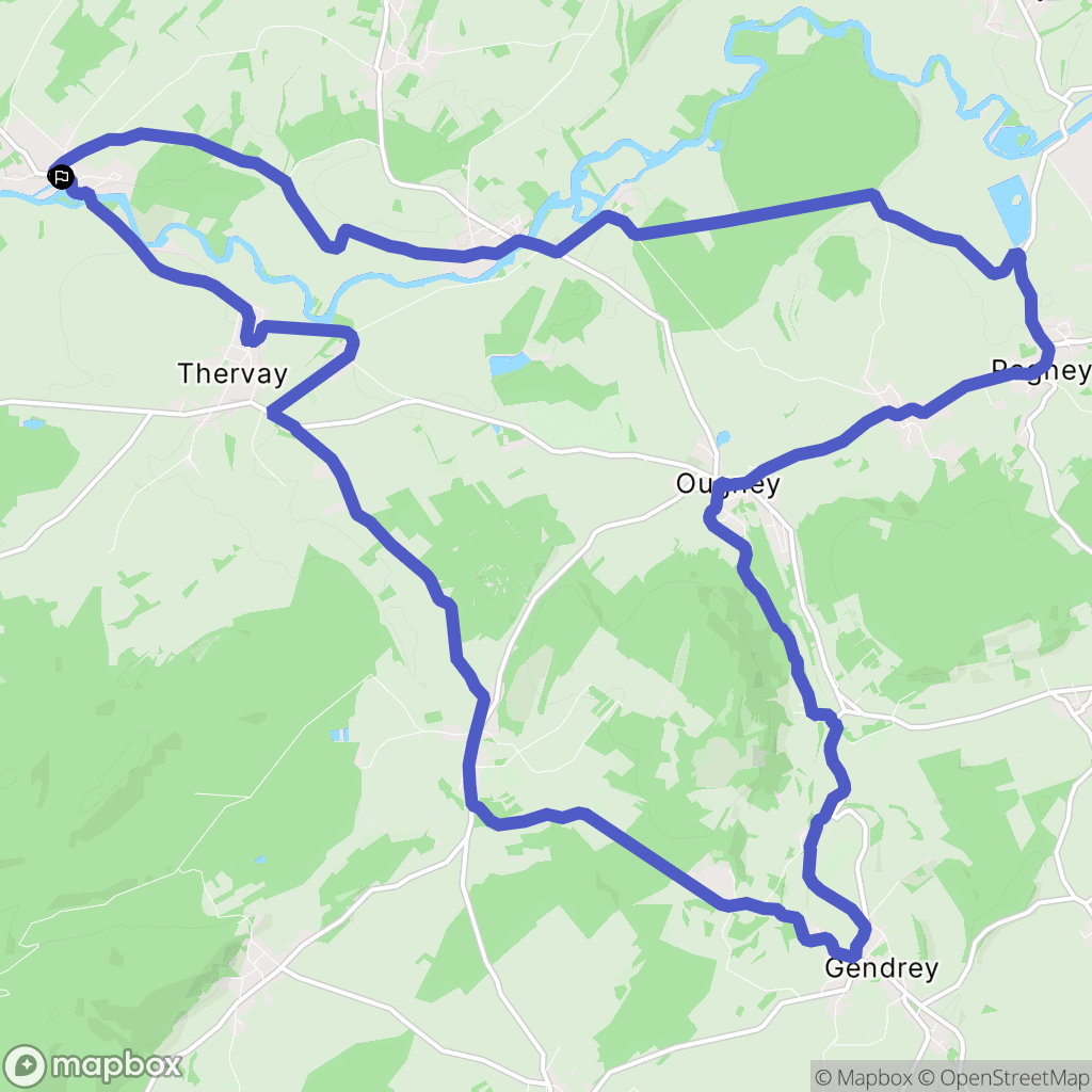 Malans : carte du parcours de randonnée - France