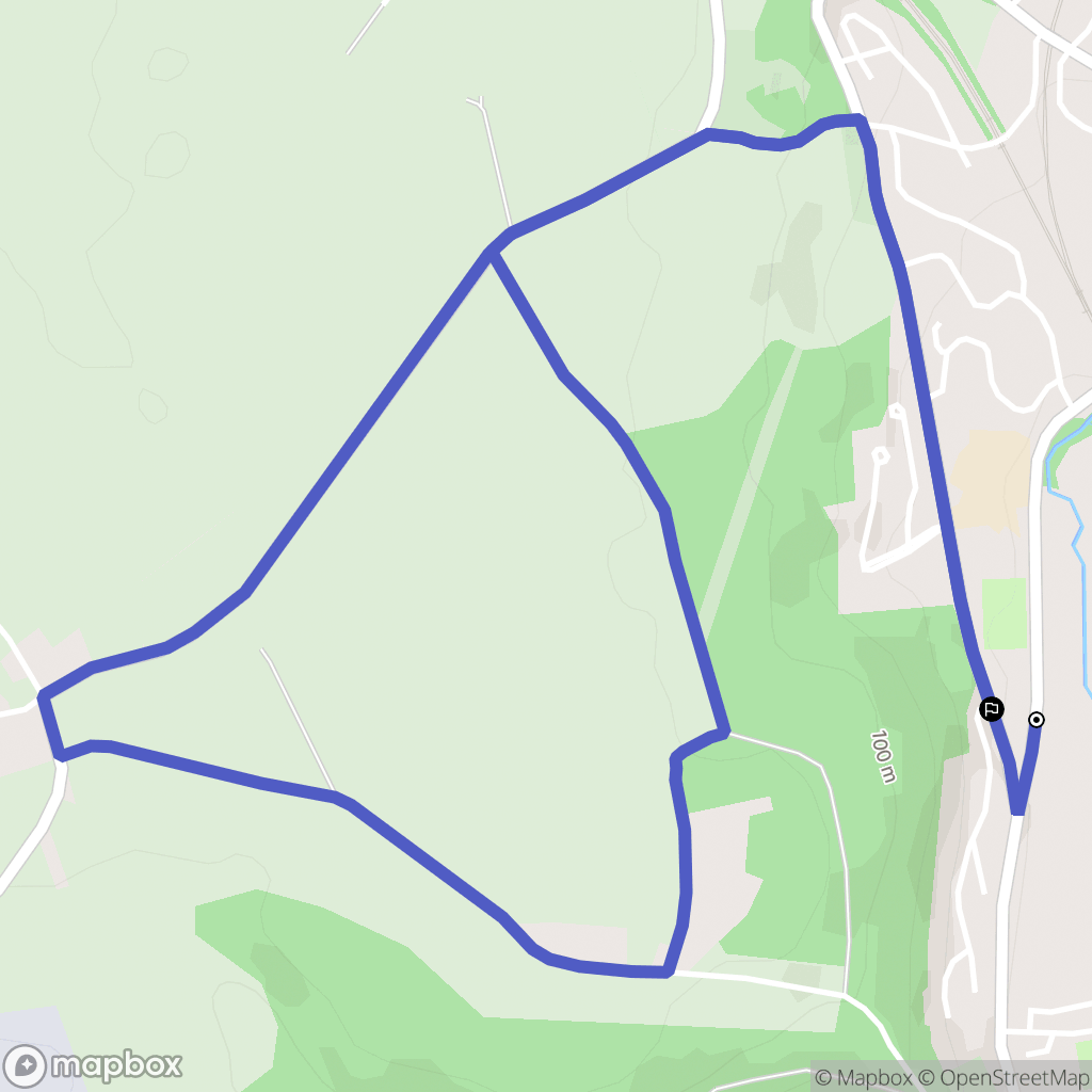 Le Houlme : carte du parcours de randonnée - France