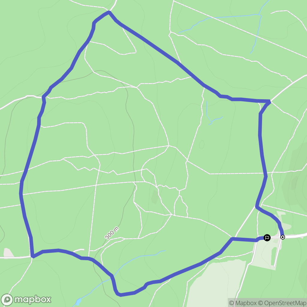 Mâcon : carte du parcours de randonnée - France