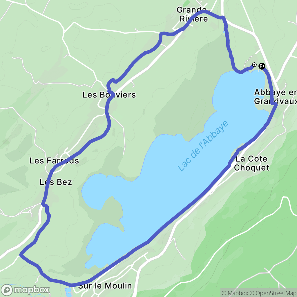 Grande-Rivière Château : carte du parcours de randonnée - France