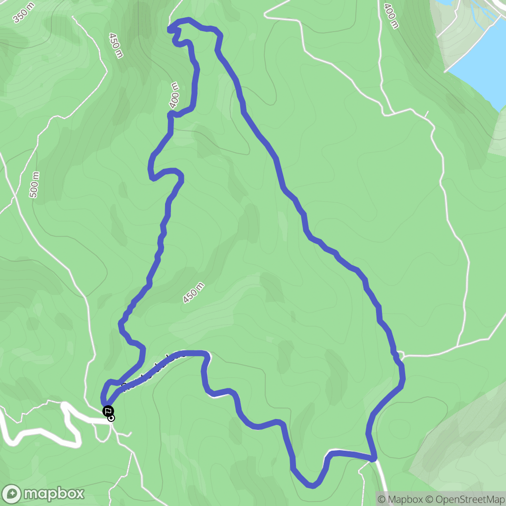 Saint-Julien : carte du parcours de randonnée - France