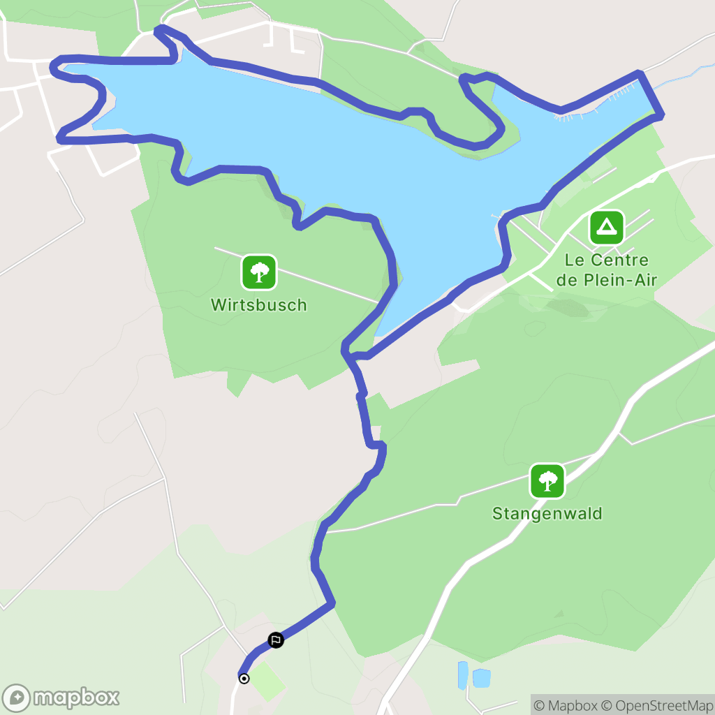 Hilsprich : carte du parcours de randonnée - France