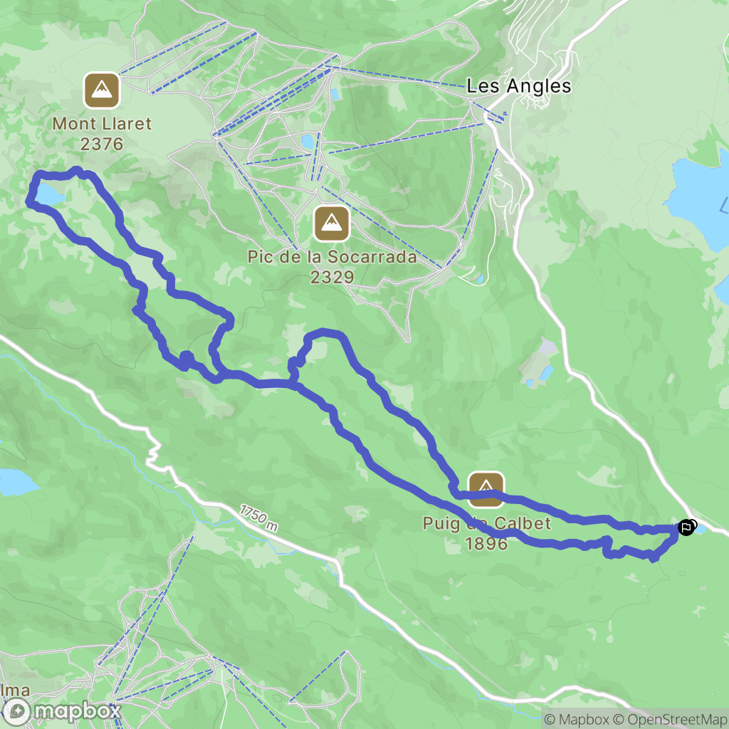 La Llagonne: routekaart voor buitenactiviteiten - France