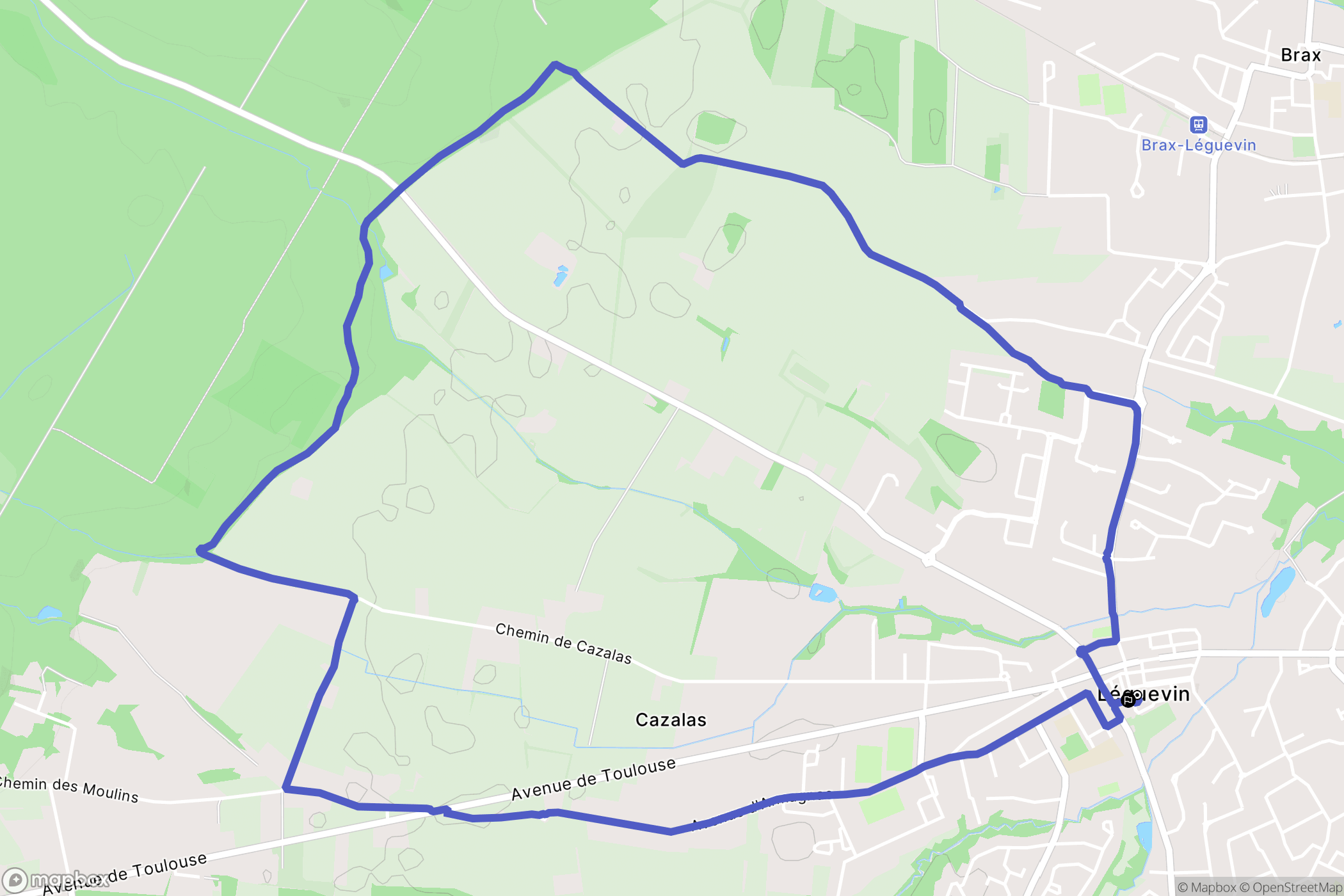 Léguevin: routekaart voor buitenactiviteiten - France