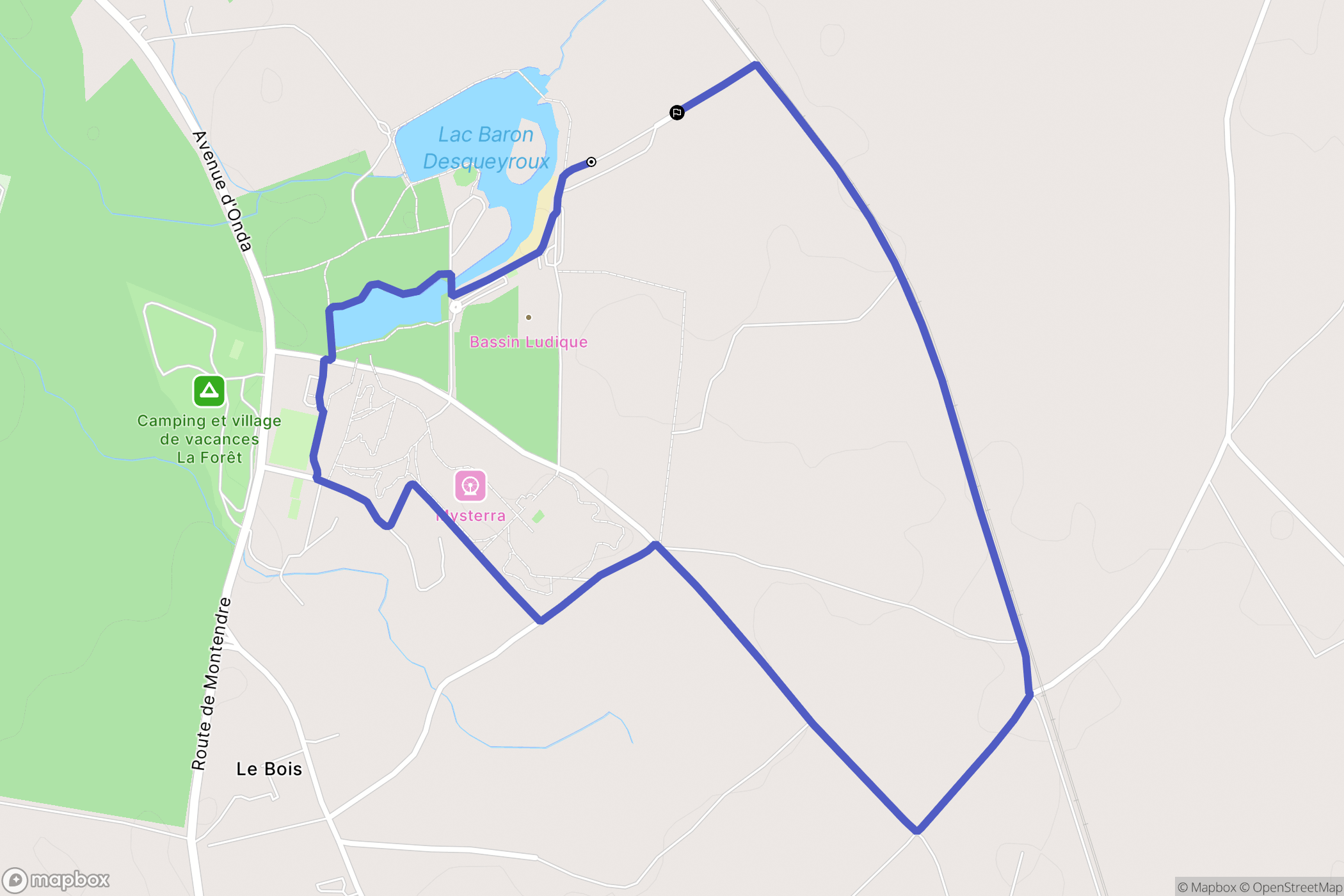 Montendre: routekaart voor buitenactiviteiten - France