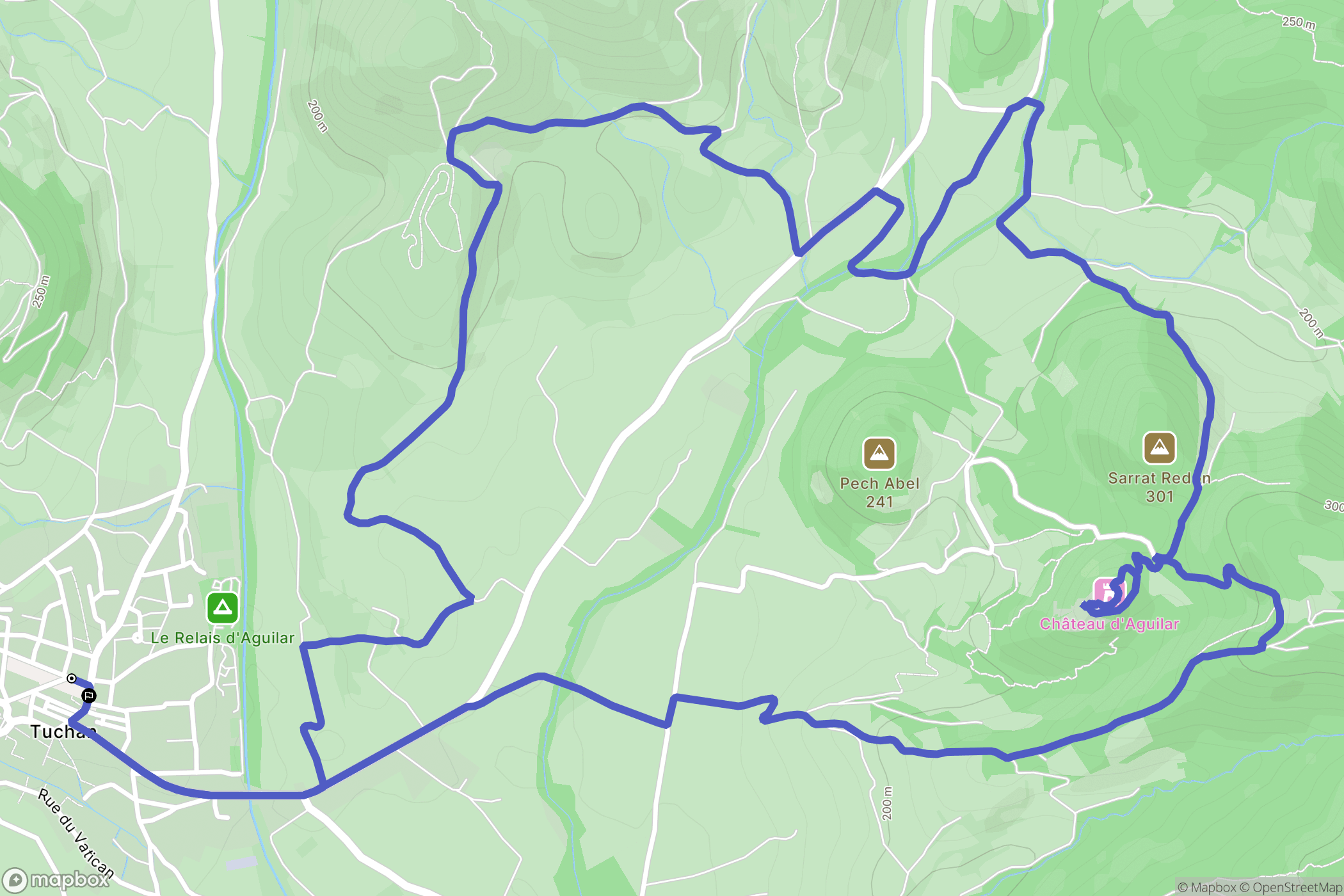 Tuchan: routekaart voor buitenactiviteiten - France