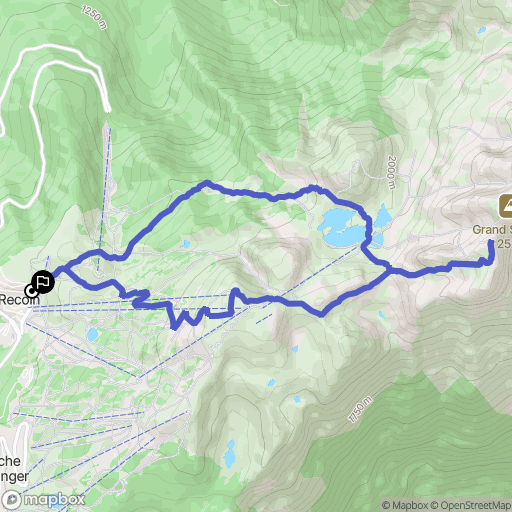Chamrousse: routekaart voor buitenactiviteiten - France