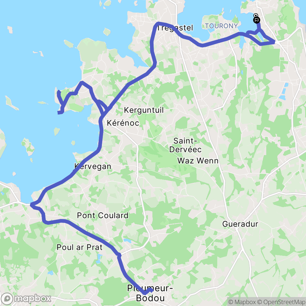 Perros-Guirec: routekaart voor buitenactiviteiten - France