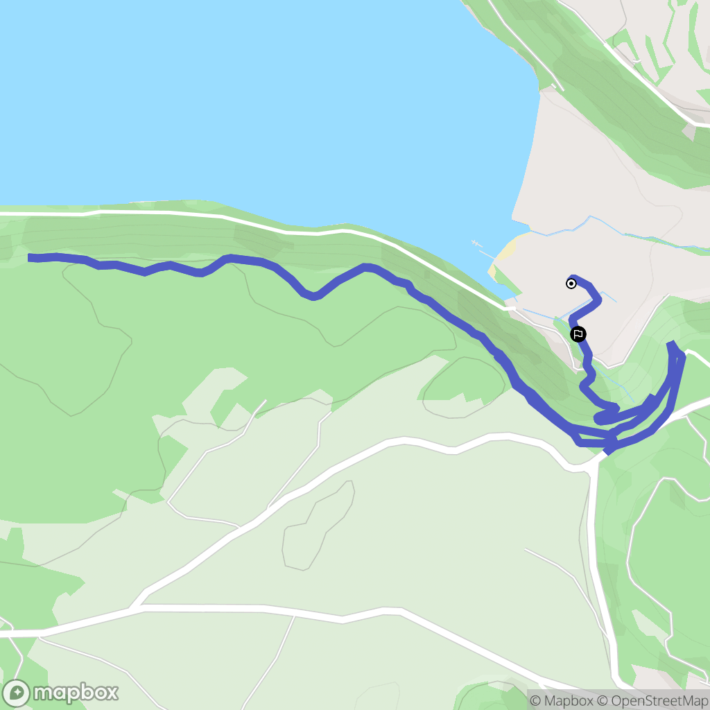 Fontenu : carte du parcours de randonnée - France