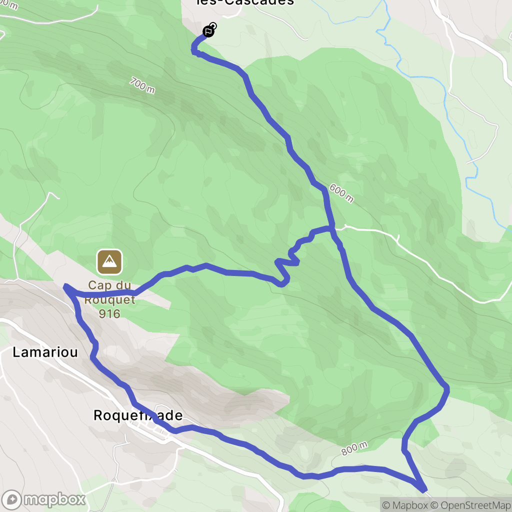 Roquefort-les-Cascades: routekaart voor buitenactiviteiten - France