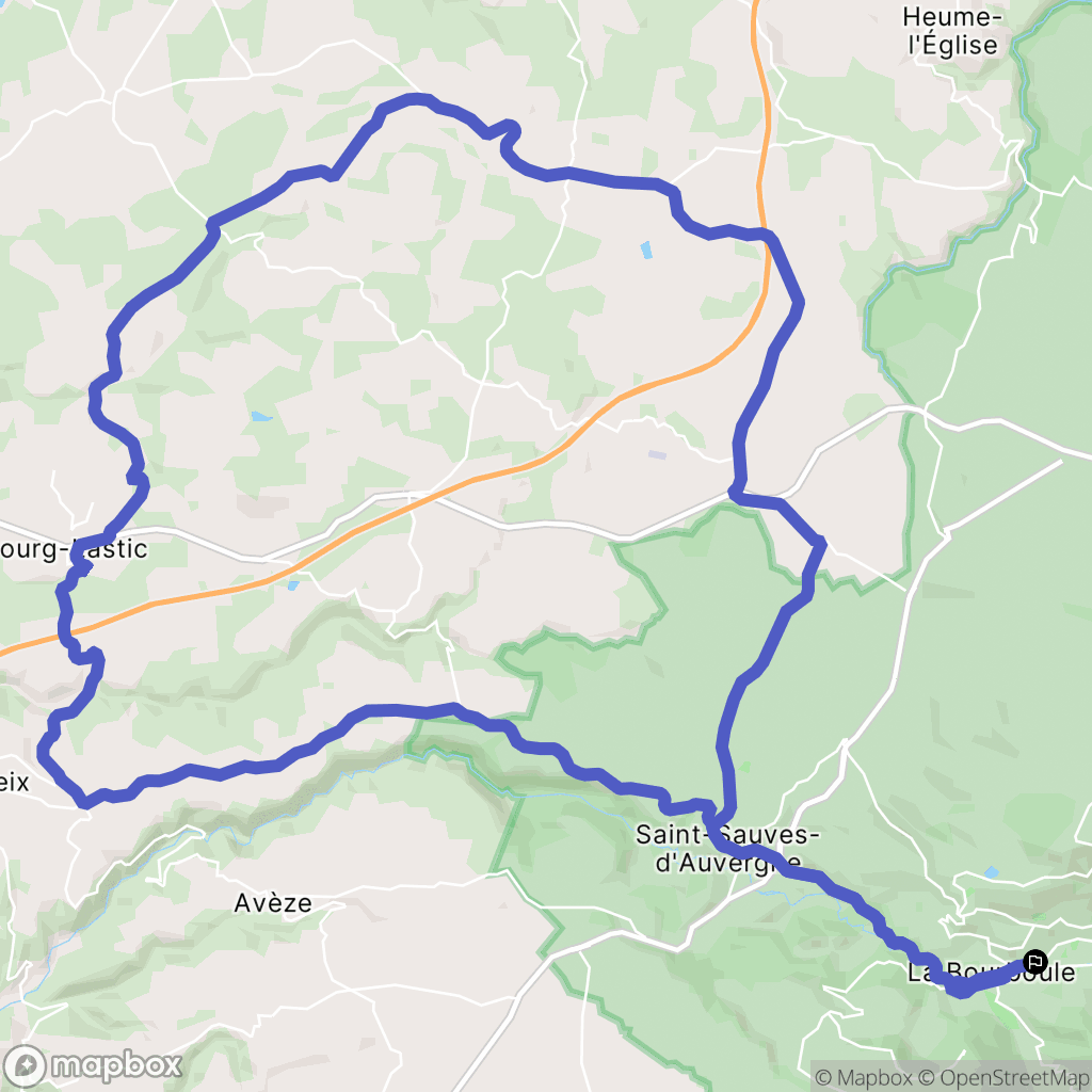 La Bourboule: routekaart voor buitenactiviteiten - France
