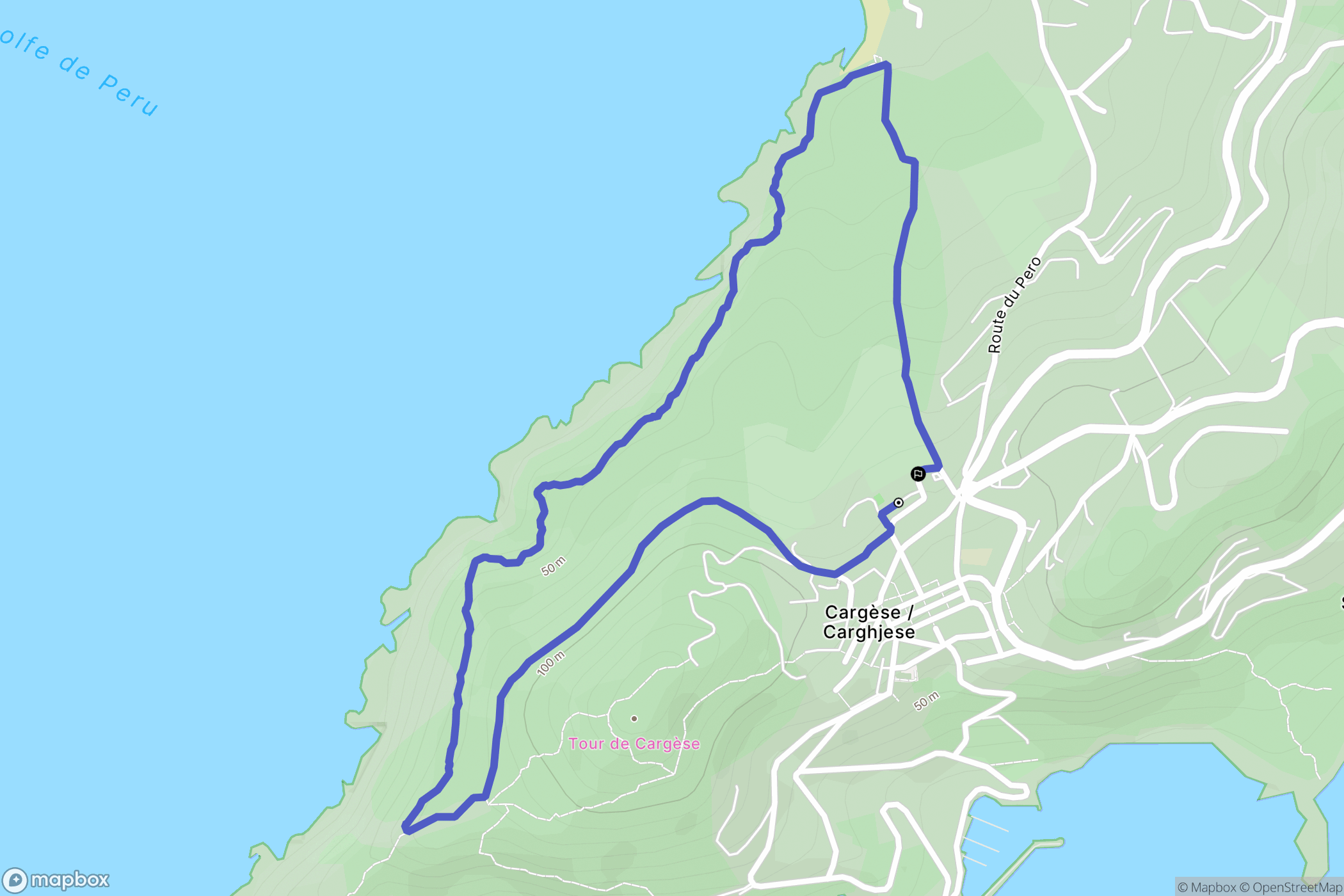 Cargèse: routekaart voor buitenactiviteiten - France