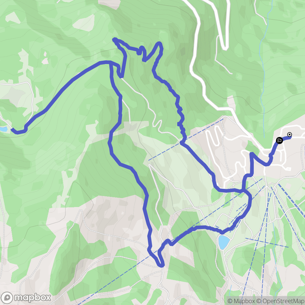 Risoul : carte du parcours de randonnée - France