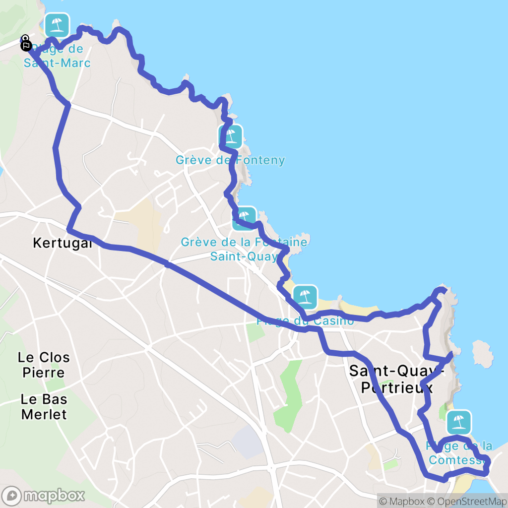 Tréveneuc: routekaart voor buitenactiviteiten - France