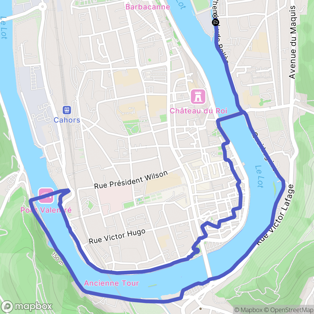 Cahors: routekaart voor buitenactiviteiten - France