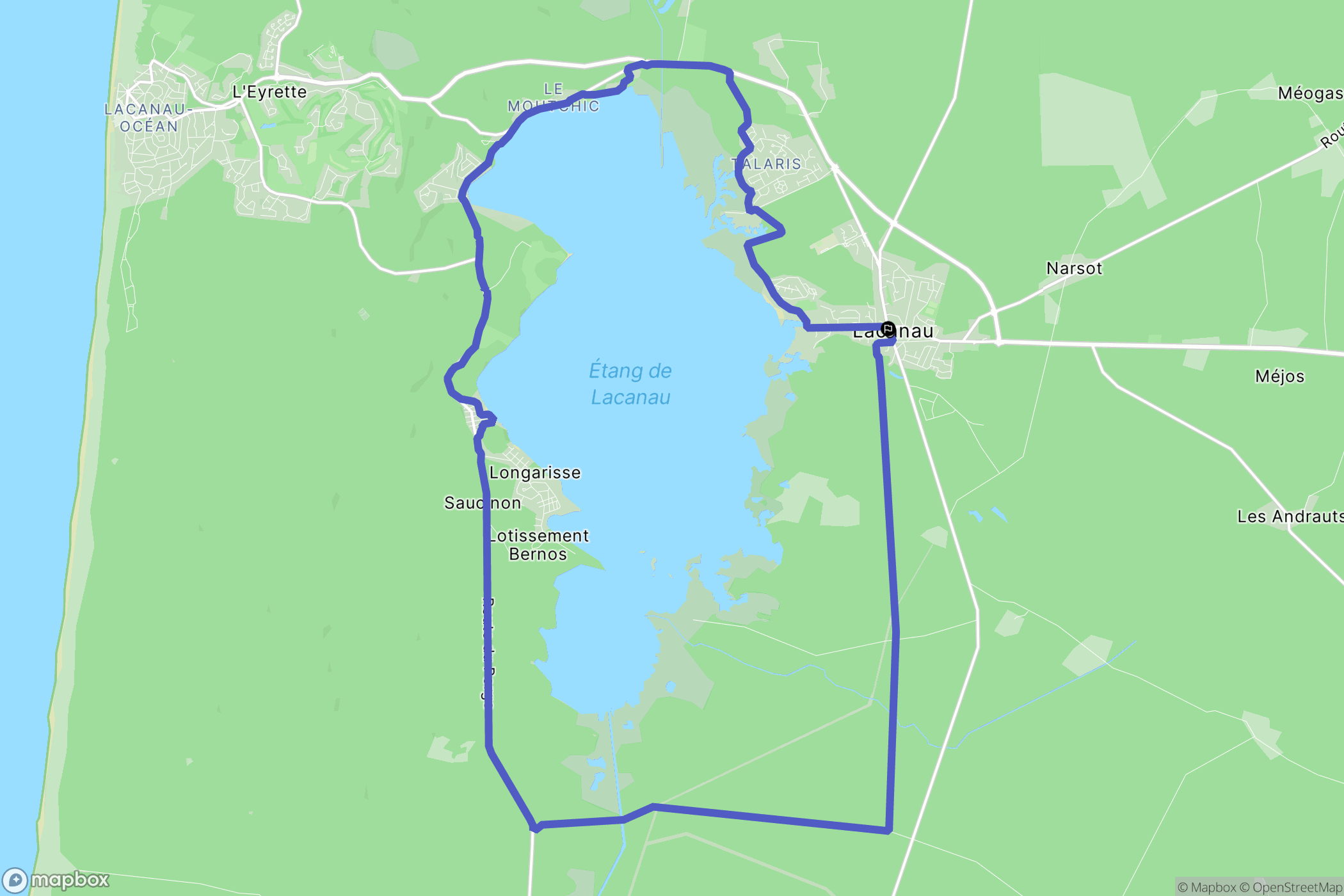 Lacanau: routekaart voor buitenactiviteiten - France