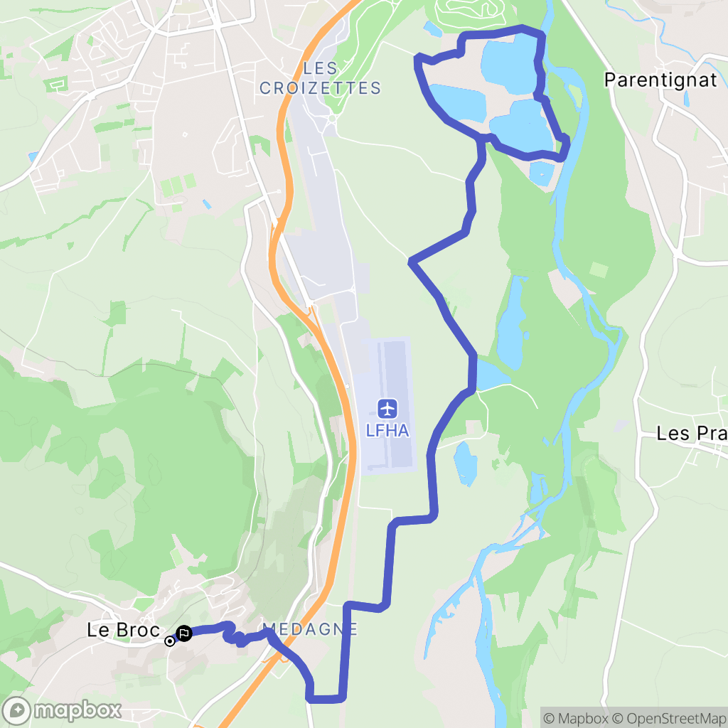 Le Broc: routekaart voor buitenactiviteiten - France
