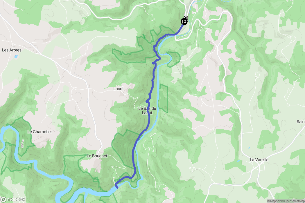 Châteauneuf-les-Bains: routekaart voor buitenactiviteiten - France