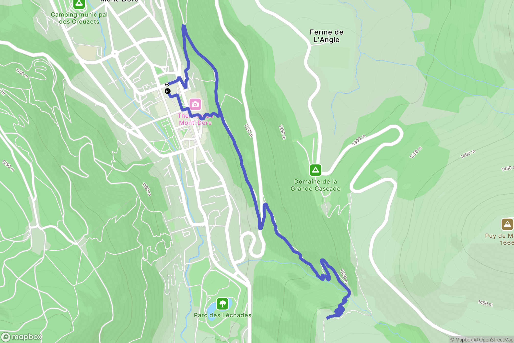 Mont-Dore: routekaart voor buitenactiviteiten - France