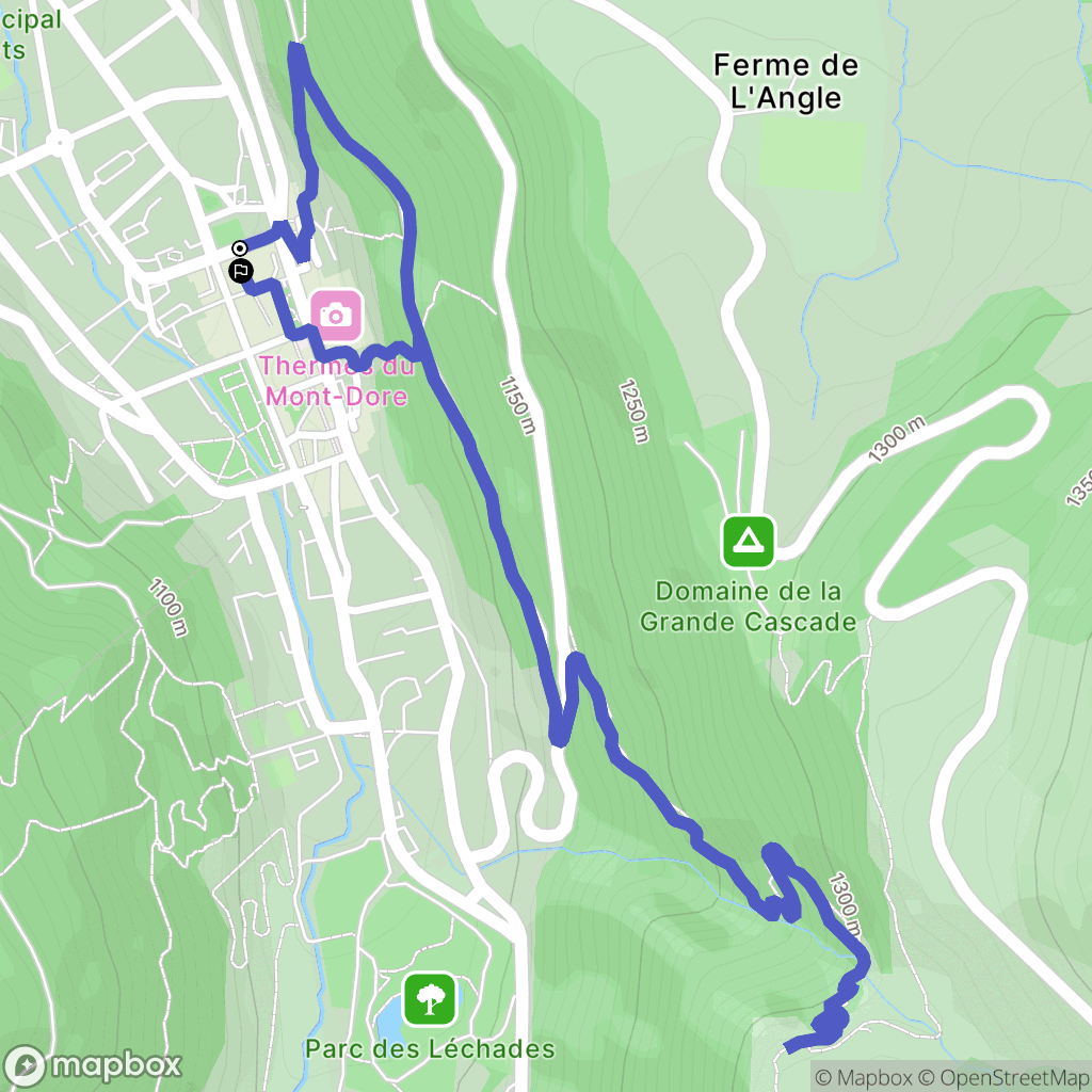 Mont-Dore: routekaart voor buitenactiviteiten - France