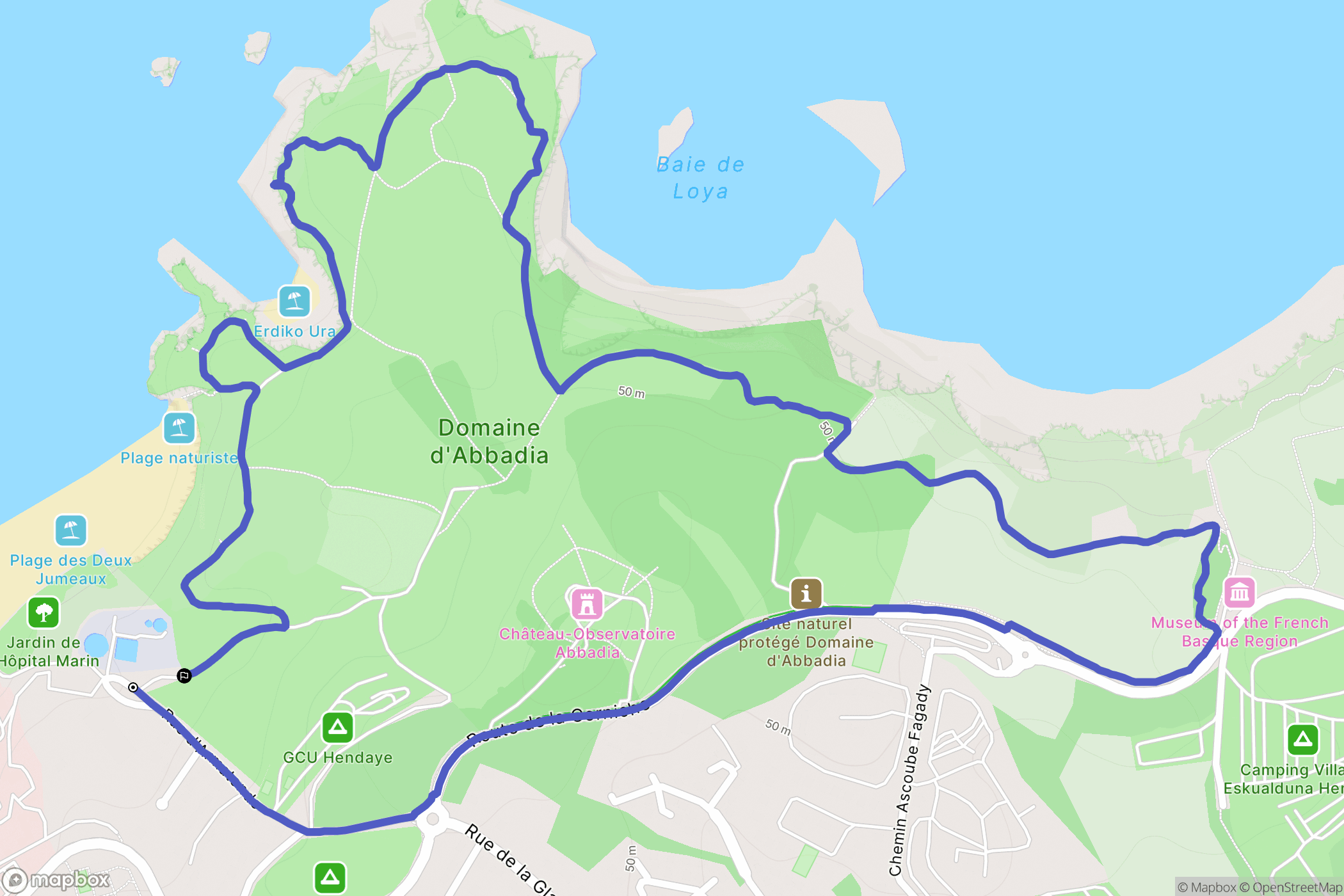 Hendaye: routekaart voor buitenactiviteiten - France