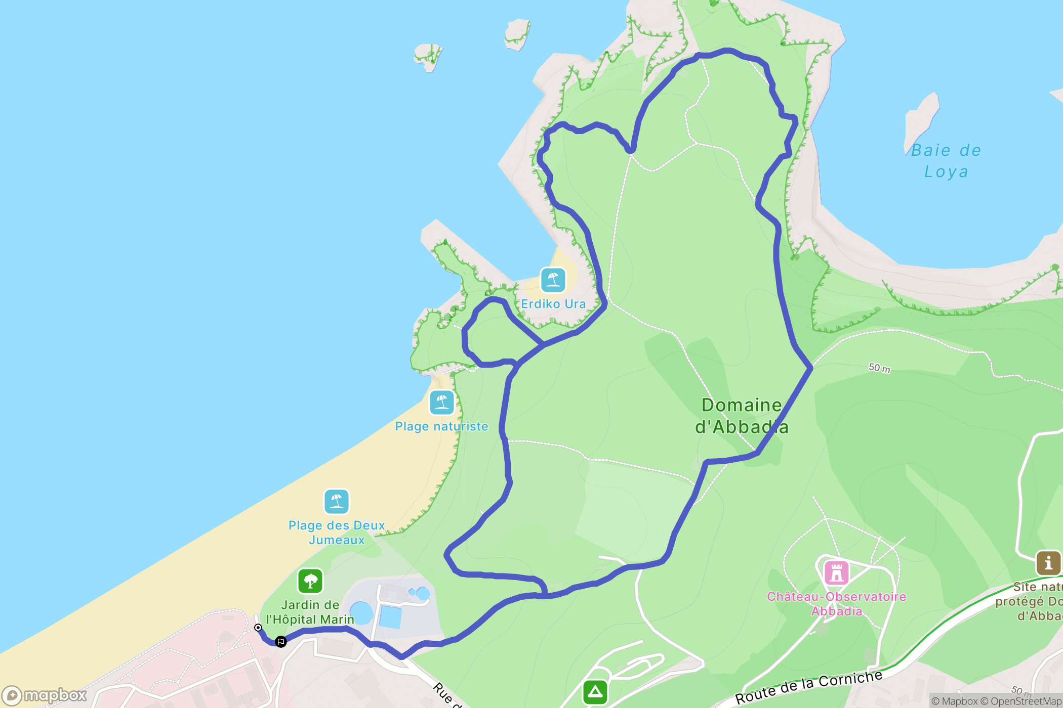 Hendaye: routekaart voor buitenactiviteiten - France